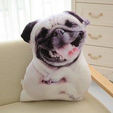 실물강아지쿠션 3D 바디필로우 베개 고퀄리티 집꾸미기 인싸템 핫템, C