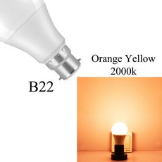 IP44 PIR 모기 킬러 램프 노란색 LED 버그 전구 야외 E27 B22 10W 15W 황혼 새벽 전구 야외 에너지 절약, 04 15 B22_01 Orange Yellow