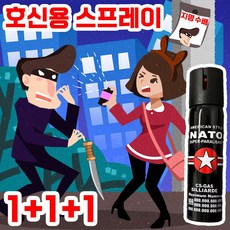 [빠른배송]1+1미니 호신용 스프레이 ...