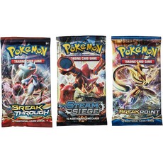 미국 배송 포켓몬 TCG: 3개의 부스터 팩 – 30개의 카드 총 가치 팩 3개의 랜덤 카드 100% 정통 브랜드 포, 단일옵션