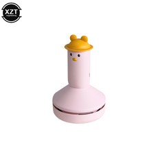 귀여운 USB 휴대용 자동차 진공 청소기 미니 데스크탑 무선 전기, 04 Pink