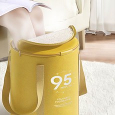 오즈리빙 휴대용 족욕가방 이중보온 간편 족탕 방수 다용도 워터백 파우치포함, 족욕가방 아이보리, 1개