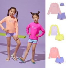 탑텐키즈 키즈 아동 썸머 비비드 래쉬가드 세트 set (3Color)