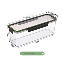 국수 수납함 대용량 파스타 파스타 통곡물 보관함 직사각, 플러스[파스타 케이스], 1개