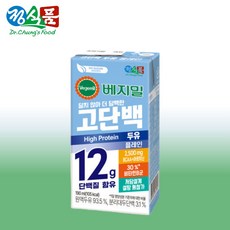 베지밀 고단백 플레인 두유 24팩 저당 무설탕, 24개, 190ml