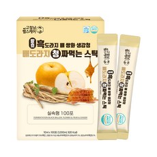 고철남 발효 흑도라지 배 쌍화 생강청 배도라지청 짜먹는스틱 실속형 10ml 100포