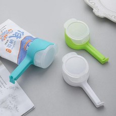 보관 DD-10513 캡 밀폐 클립 밀봉 과자 봉지 시리얼, 기본1, 1개, 기본1
