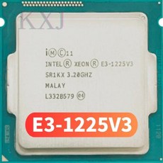 인텔 제온 E3-1225 v3 E3 1225v3 E3 1225 v3 3 2 GHz 중고 쿼드 코어 쿼드 스레드 CPU 프로세서 8M 84W LGA 1150