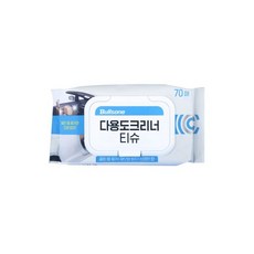 다용도 세정 티슈 다목적 크리너, 1개, 70개