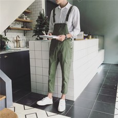 벨르비쥬 라미스 9부 베이직 남자멜빵바지