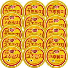 동원 고추참치캔 100g (15캔), 1.5kg, 1개