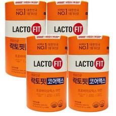 락토핏 종근당건강 생유산균 코어맥스, 120g, 4개
