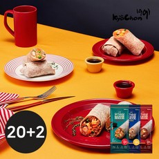 [교촌1991] [교촌] 닭가슴살 브리또 3종 20+2팩, 선택:03. 단짠콤보 20+2팩