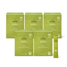 네츄럴굿띵스 속편한 생생효소 30포, 5박스, 90g