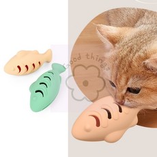 좋은샵 고양이 두뇌 발달을 돕는 먹이 숨김 통 고양이식사훈련, 그린, 1개