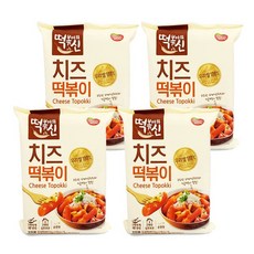 동원 떡신 즉석떡볶이 치즈떡볶이, 4개, 422g
