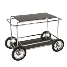 수입가구 M4RS Console Trolly 스테인레스 이동식 콘솔 트롤리, Black