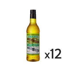 (무)지록스 라임주스원액 750mlX12개, 750ml, 12개