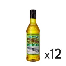 푸드올마켓_ 지룩스 라임쥬스 750ml 한박스 (750ml x 12ea), 12개