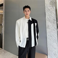 가을 남자 긴팔 셔츠 보세 룩 공용 패션 의류 간절기 루즈 남방 주말룩 디자인