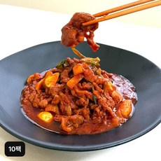 육즙공방 흑마늘 오리주물럭 200gX10팩[34486313], 10개, 200g