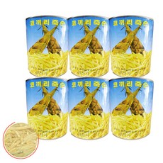 업소용 죽순채 통조림 깡통 2.8kg 얇게 채 썰은것 절단 대량구매 식당 도매 음식점 식자재, 6개