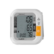 휴비딕 비피첵 스마트 손목 자동 전자 혈압계 HBP-550, 단품, 1개