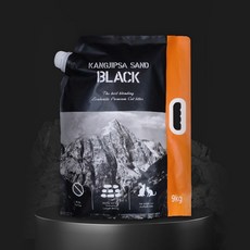 [본사직영/당일출고]강집사 샌드 블랙 9kg 고양이모래 벤토나이트, 마스터, 1팩