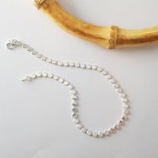 [이쁜] 3.5mm 납작줄 은발찌