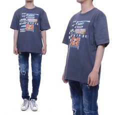 무스너클 20SS 남성 패치워크 반팔티 M10MT707_180_20S M10MT707_180_20S