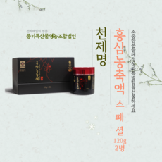 천제명홍삼 홍삼농축액 스페셜 120g 2개