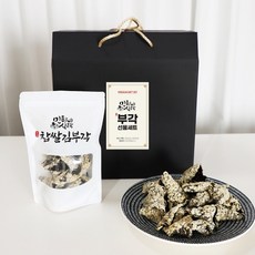 수제 찹쌀 김 부각 선물 세트 450g 화사 김부각 아이들 반찬 간식 맥주안주, 혼합 선물세트(김부각5팩+황태4팩)