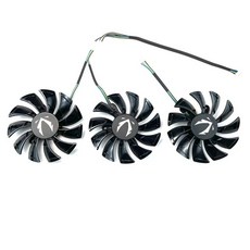 ZOTAC GeForce RTX 2080 Ti 에디션 쿨러 선풍기 그래픽 카드 냉각 87mm RTX2080 2080Ti GA92S2U DC12V 0.46A 4 핀, 04 Left and center
