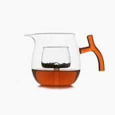 공부차 나뭇가지모양 내열유리 거름망 공도배 700cc 숙우 표일배, 1개