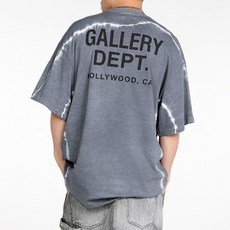 Gallery dep 기본로고 나염 루즈핏 티셔츠 갤러리디파트먼트