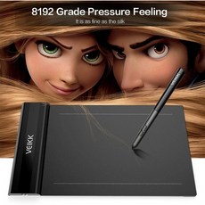 [해외 직배송] VEIKK S640 6 x 4 인치 5080Lpi 그래픽 태블릿 드로잉 블록 디지털 펜, 1, 단일옵션