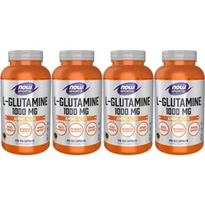 나우푸드 스포츠 더블 스트렝스 엘 글루타민 1000mg 베지캡슐, 240정, 4개, 240정