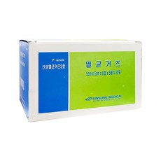 신성 멸균거즈 5cmX5cmX8겹X5매X20포 [1개], 20포, 1개