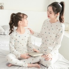 여 주니어다 순면 코튼 중학교 학생 풀패딩 소녀 보온내의 스웨터 이너 얇은