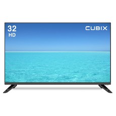 큐빅스 81cm 32인치 HD LED TV IPTV, LE-321H, 스탠드형, 방문설치