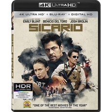 시카리오 Sicario (4K UHD+블루레이 영어) 액션 어드벤처 드라마