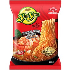 아지노모토 일본 라면 YumYum 똠양쿵 누들 77g 12 식, 12개