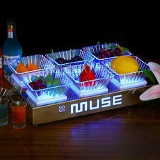 LED 과일접시 펍 술집 플레이트 나이트 서빙 업소용, 1개, 달걀