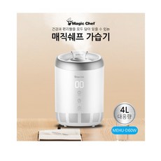 대용량 가습기 초음파 사무실 가정용 4L 저소음 캠핑 초음파식, 화이트