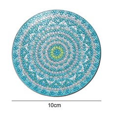 미니십자수컵받침