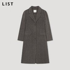 [리스트(LIST)] 캐시미어 싱글 핸드메이드 코트_TWHCTN80020_CH
