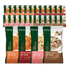 [무료배송/당일출고] 프레시지 닭가슴살 곤약볶음밥 4종 혼합, 200g, 28개