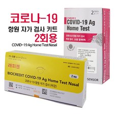 래피젠 코로나 검사 키트(항원 자가 검사(비강)-2test, 1개