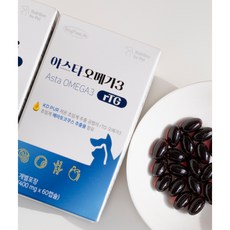[펫턴] 1+1 아스타 초임계 오메가3-강아지/고양이 오메가3(400mgx60정), 2개