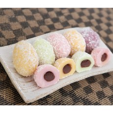 알록달록 코코넛 팥떡 보기좋고 맛도좋고, 2개, 500g